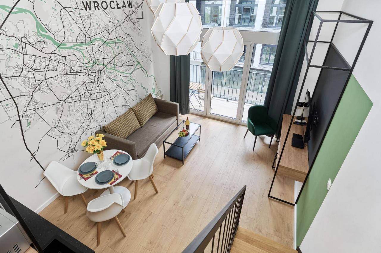 Mezzanine Studio Apartments Zarembowicza Wroclaw Airport By Renters Kültér fotó