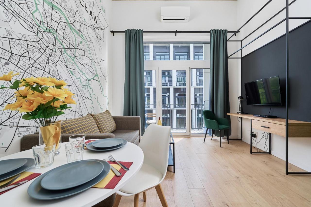 Mezzanine Studio Apartments Zarembowicza Wroclaw Airport By Renters Kültér fotó