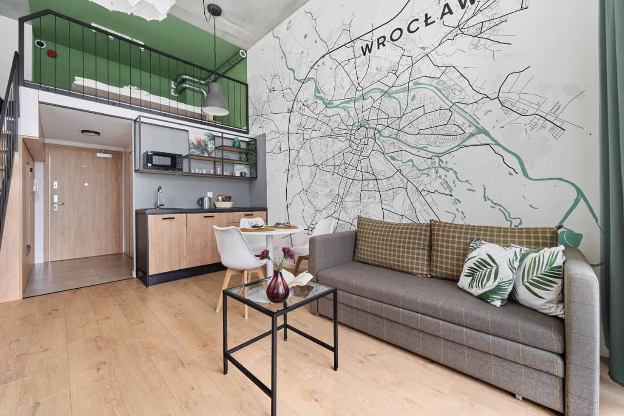 Mezzanine Studio Apartments Zarembowicza Wroclaw Airport By Renters Kültér fotó