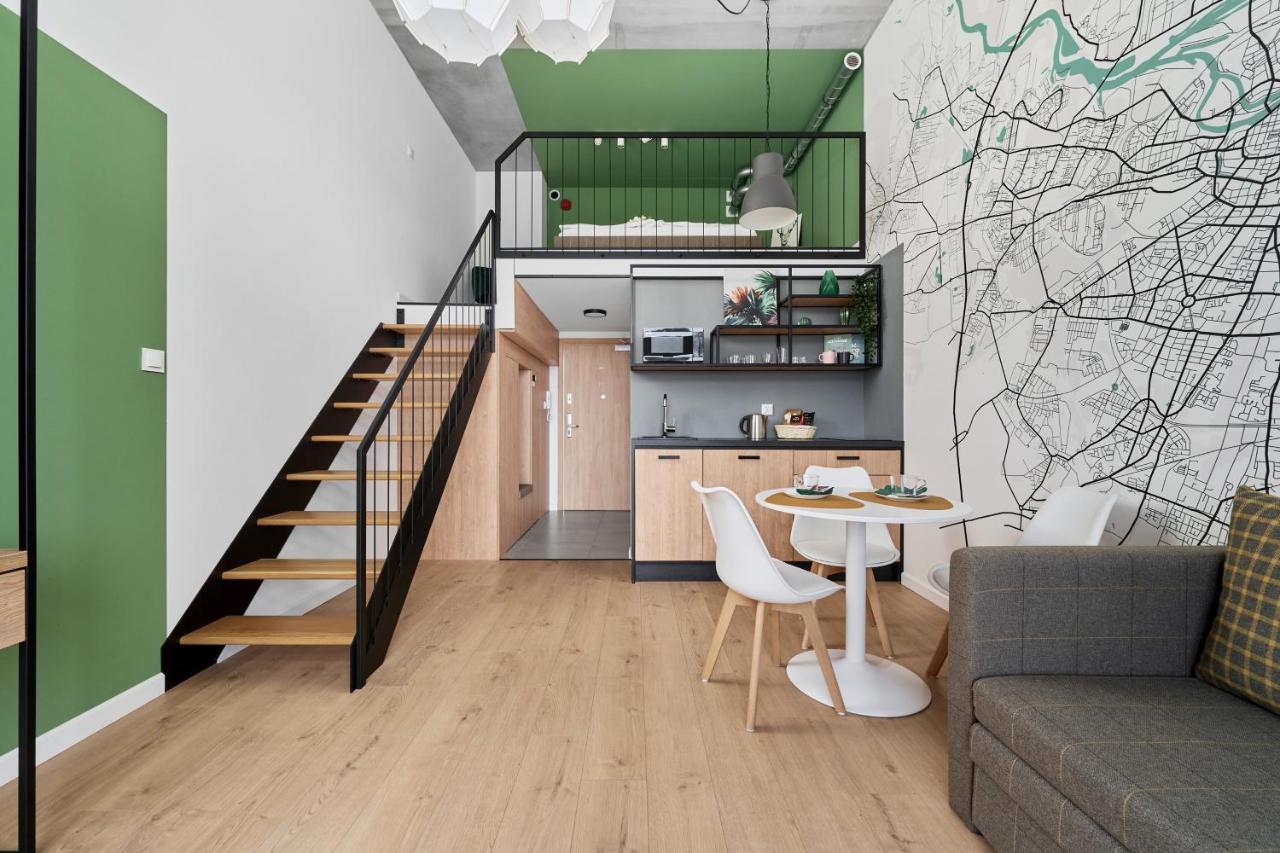Mezzanine Studio Apartments Zarembowicza Wroclaw Airport By Renters Kültér fotó