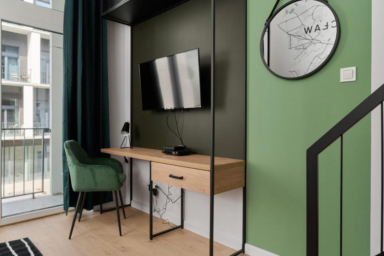 Mezzanine Studio Apartments Zarembowicza Wroclaw Airport By Renters Kültér fotó