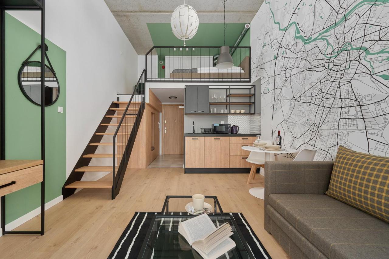 Mezzanine Studio Apartments Zarembowicza Wroclaw Airport By Renters Kültér fotó